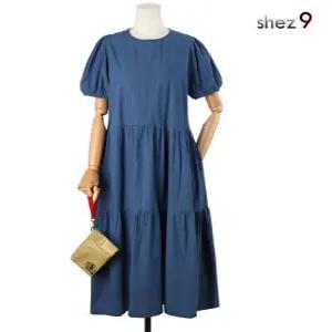 [쉬즈넘버나인]넬리 캉캉 데님 원피스