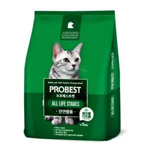 프로베스트 고양이사료 헤어볼 전연령, 5kg, 1개