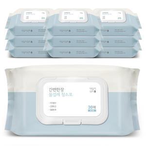 [데일리워터] 간편한장 물걸레 청소포 대형 10팩/팩당30매(총300매)