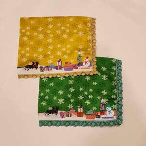 [대구백화점] [레노마]남녀1매 큐빅 레이스 손수건(ROS5907)