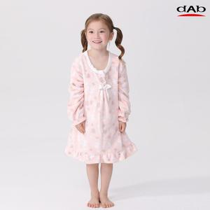[댑] 아동 눈꽃 여아수면 잠옷 원피스_DPJ17158