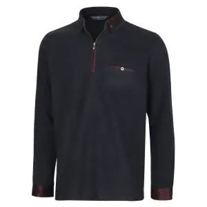 남성 가을겨울 따뜻한 반집업 카라티 YD-KAW-340-네이비