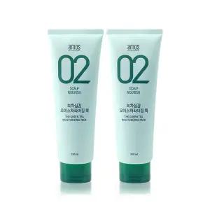 아모스 녹차실감 인텐시브 모이스처 팩 250ml 1+1