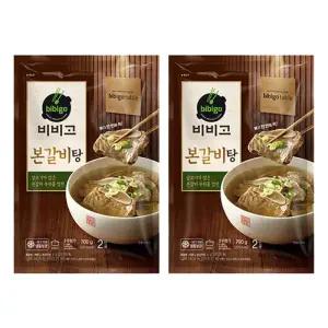 [소비기한 임박] CJ 비비고테이블 본갈비탕, 700G, 2개