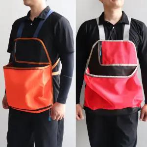 수확 앞치마 시원한 메쉬 나물 과수원 작물 농작 채집 FH03