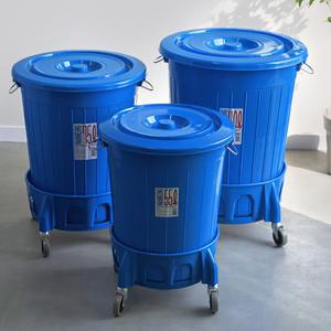 식당 업소용 바퀴달린 대용량 분리수거통 쓰레기통 퇴비보관통 어항물걸이 김장