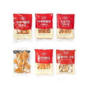 사세 1kg 5종 골라담기 윙/스틱/텐더/가라게/근위