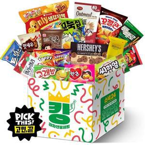 [스낵24] 인기스낵 킹갓성비 파티 과자선물세트, 과자 22p, 1세트