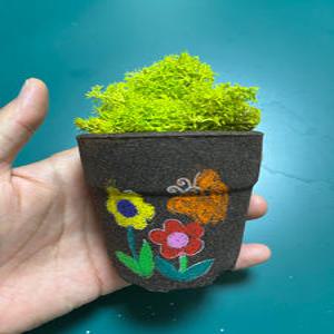 커피박화분 업사이클링 친환경교육 커피박 천연화분 중/소