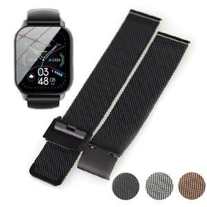 와피크 스마트워치 P5S P3S S7 X5S 호환 슬림 메탈 메쉬밴드