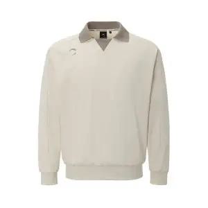 [챌린저](대전신세계) 밀키터치 변형카라 BIG심벌 남성 긴팔티셔츠 아이보리_CHD1MLT0132IV