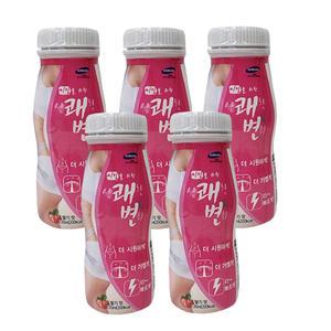 미인을 위한 상쾌한 변화 딸기맛 120ml x 5개 쾌변 음료 장청소