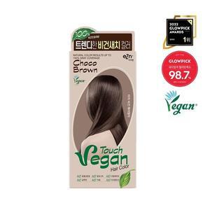 [동성제약] 이지엔 터치 비건 헤어컬러 초코 브라운 /새치 염색약