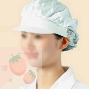 SB 흰색 반망사 위생모자 밴딩처리 프리사이즈 제빵모자 식품위생모자