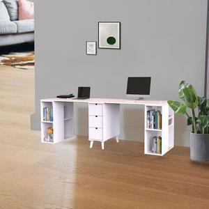 (2인용)데스크 가정용 사무용 책상 240cm(서랍포함) WB440