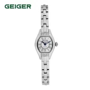 (GEIGER) 여성 다이아 포인트 메탈 워치 GE1271WT