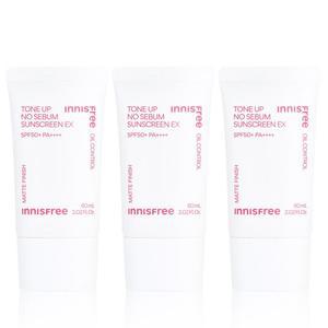 [이니스프리] 이니스프리 톤업 노세범 선스크린 이엑스 60mL 3개