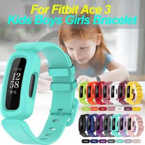 Fitbit Ace3 클래식 Correa용 소프트 실리콘 교체 손목 밴드, 아동용 시계 3 스트랩