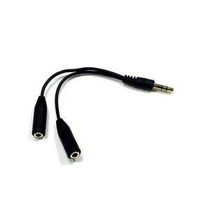 [XB8H2023]이어폰 더블잭 Y케이블 젠더 금도금 오디오