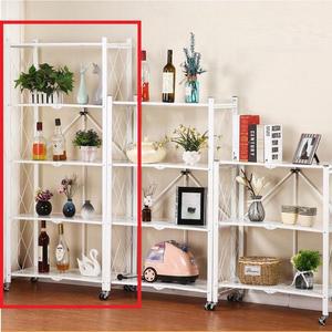 [RGM82Q84]다용도 주방 거실 접이식 철제 폴딩선반 화이트