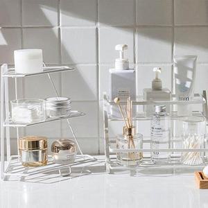 [RG5489RT]다용도 2단 3단 수납 홈 카페 예쁜 철제 화이트