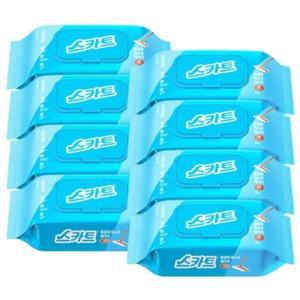 스카트 물걸레청소포 베이직 대형 30매 8팩