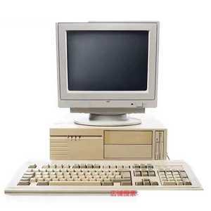 옛날 컴퓨터  pc 윈도우 촬영 소품 레트로 콘솔 골동품