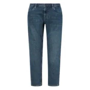 헤지스 남성 24FW [COSY WARM] [STRAIGHT] 중청 워싱 기모 플리스 스트레치 데님 HZPA4D255N2