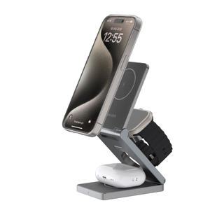 아이리버 올인원 멀티 맥세이프 ISC-MG100 무선충전기 그레이