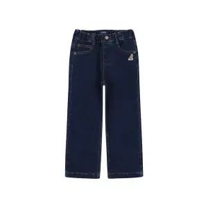 [캉골키즈](강남점)[강남2]브러시드 스트레이트 핏 데님 팬츠 QD 0001 블루(AQDCDP00010BU)