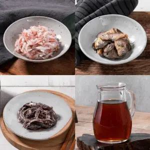 [풀] 김정배명인김장젓갈세트1kg×6통(동백하젓2,멸치젓1,황석어젓1,제주멸치액젓2)