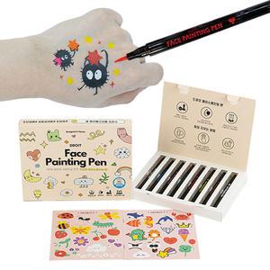 드로잉 페이스 페인팅 펜 축제 할로윈 얼굴