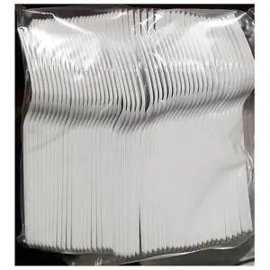 일회용 포크 흰색 100입x4개 (400개)/일회용포크/프라스틱포크/야외일회용포크/배달용포크/1회용포크