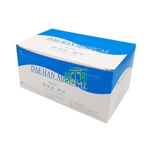 대한위재 대한 부직포거즈 4인치 200개입 10cm x 10cm x 4겹 거즈 444p