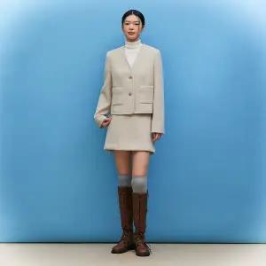 [LAP](센텀시티점)(SET-하의) 울 절개 미니 스커트 AQ4WSA71