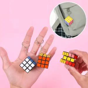 미니 큐브 키링 열쇠고리 키홀더 보드게임 순발력 가방고리 컬러