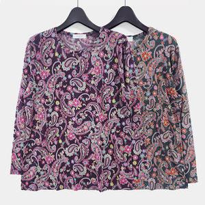 허니마마 에트라운드 엄마 할머니 티셔츠 스판 상의 80대 요양원 빅사이즈 블라우스 선물