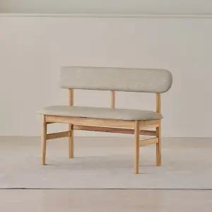 헤일드 2인용 원목 벤치