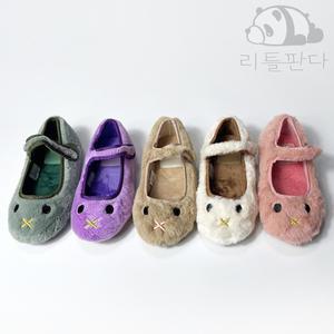 버디 묘묘 퍼플랫 5Colors 아동구두 여아슈즈 유아털겨울신발 안감털 150~220까지