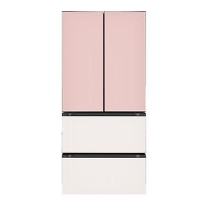 LG전자 Z494GPB161S 오브제컬렉션 491L 스탠드형 4도어 냉장고(핑크+베이지) 전국추가비용없음 국민전자