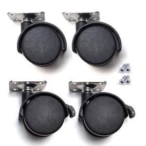 두일 일반, 브레이크 가구바퀴 4개 가구 의자 캐스타 소형 책상바퀴 캐스터 무소음