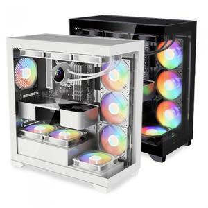 DAVEN AQUA 스쿠버 ARGB BTF (블랙) 컴퓨터 PC 케이스