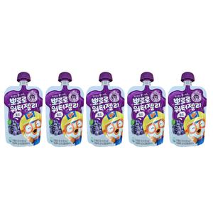 팔도 뽀로로 워터젤리 포도 120ml 5개