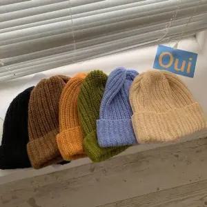 에이치플러스몰 겨울 여성 니트비니 뜨개 방한 골지 빅사이즈 모자 여자비니 여성비니