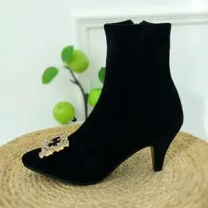 [제이시]제이시 7cm 삭스부츠 여자 원피스 스웨이드 부츠 B093