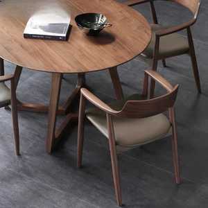다이닝테이블 카페 원형 원목 식탁 6인 의자세트 1200