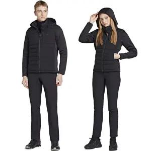 엠리밋 남자 여자 겨울 기모 패딩 츄리닝 운동복 트레이닝복 세트 BK