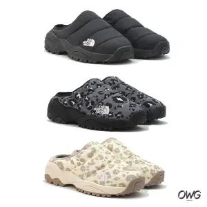 [노스페이스]패딩슬리퍼 윈터 뮬 방한 플리스 방한 신발 털 겨울 슬리퍼