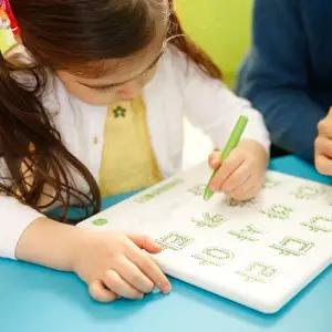 [롯데백화점]짐보리플레이앤뮤직 짐보리 한글자석보드(그린/주황)