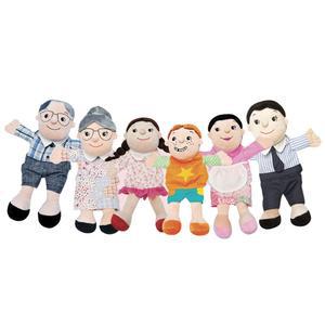 구연동화 가족 손인형 6종 세트